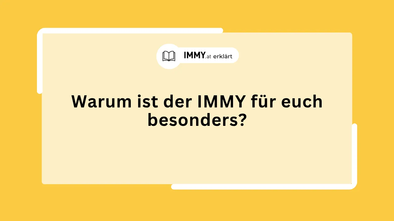 Warum ist der IMMY für euch besonders?