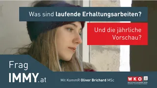 Was sind laufende Erhaltungsarbeiten und die jährliche Vorschau?