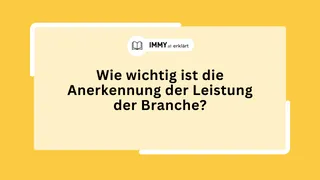 Wie wichtig ist die Anerkennung der Leistung der Branche?