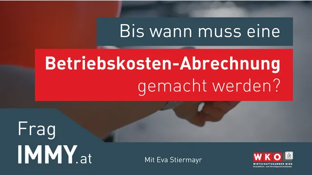 Bis wann muss eine Betriebskostenabrechnung gemacht werden?