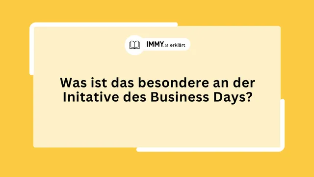 Was ist das besondere an der Initative des Business Days?
