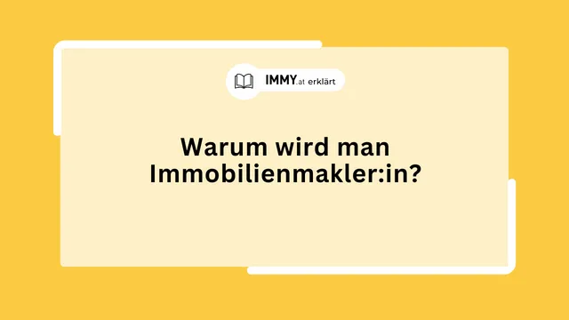 Warum wird man Immobilienmaklerin?