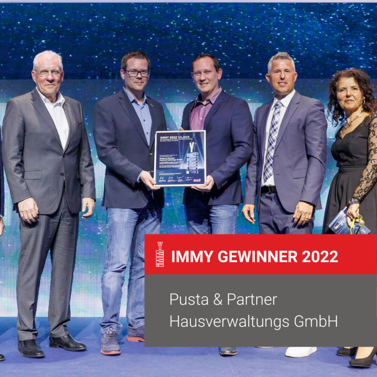 IMMY Gewinner 2022 Pusta & Partner Hausverwaltungs GmbH